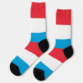 ルクセンブルク国旗 ソックス (左)