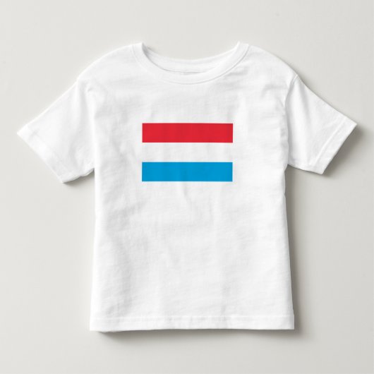 ルクセンブルク国旗 トドラーTシャツ (正面)