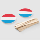 ルクセンブルク国旗 ハンドファン (組立なし)