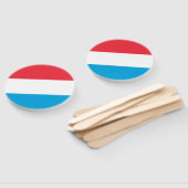 ルクセンブルク国旗 ハンドファン (組立なし)