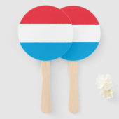 ルクセンブルク国旗 ハンドファン (正面&裏面)