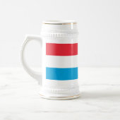 ルクセンブルク国旗 ビールジョッキ (左)