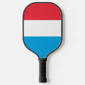 ルクセンブルク国旗 ピックルボールラケット (正面)