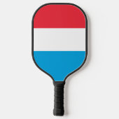 ルクセンブルク国旗 ピックルボールラケット (裏面)