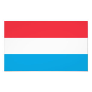 ルクセンブルク国旗 フォトプリント           