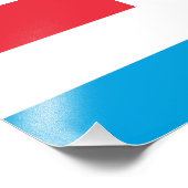 ルクセンブルク国旗 フォトプリント            (角)