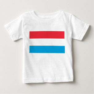 ルクセンブルク国旗 ベビーTシャツ