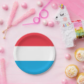 ルクセンブルク国旗 ペーパープレート (パーティー)