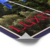 ルクセンブルク国旗 ポスター (角)