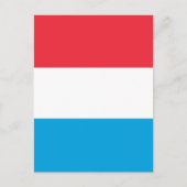 ルクセンブルク国旗 ポストカード (正面)