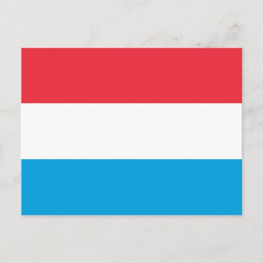 ルクセンブルク国旗 ポストカード (正面)