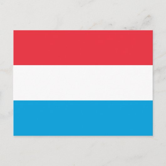 ルクセンブルク国旗 ポストカード (正面)