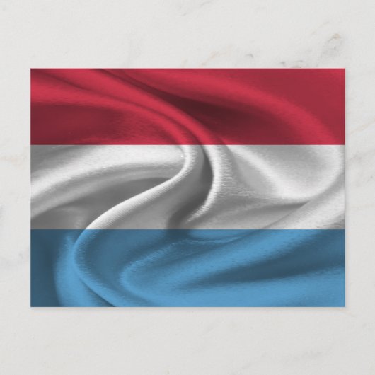 ルクセンブルク国旗 ポストカード (正面)