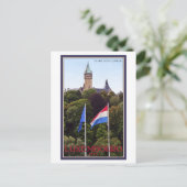 ルクセンブルク国旗 ポストカード (スタンド正面)