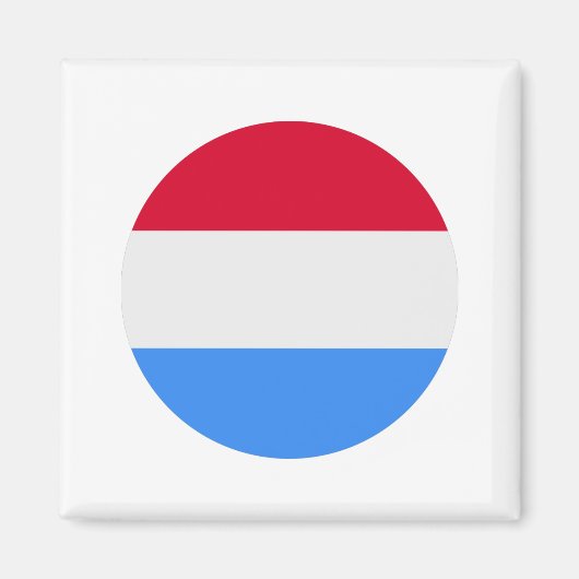 ルクセンブルク国旗 マグネット (正面)