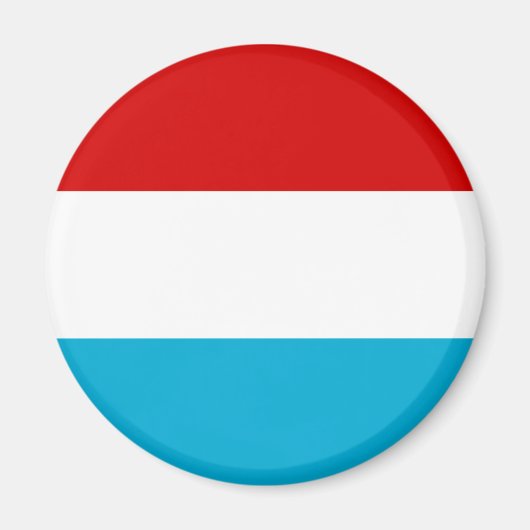 ルクセンブルク国旗 マグネット (正面)