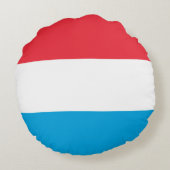ルクセンブルク国旗 ラウンドクッション (裏面)