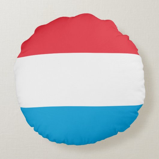 ルクセンブルク国旗 ラウンドクッション (裏面)