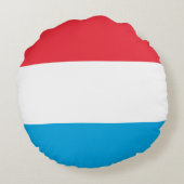 ルクセンブルク国旗 ラウンドクッション (裏面)