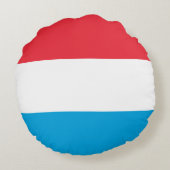 ルクセンブルク国旗 ラウンドクッション (裏面)
