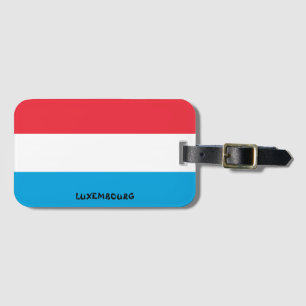 ルクセンブルク国旗 ラゲッジタグ