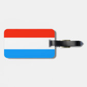 ルクセンブルク国旗 ラゲッジタグ (裏面横)