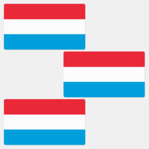 ルクセンブルク国旗 ラベル