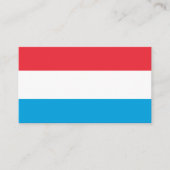 ルクセンブルク国旗、ルクセンブルク国旗 名刺 (正面)