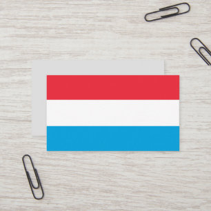 ルクセンブルク国旗 名刺