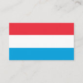 ルクセンブルク国旗 名刺 (正面)
