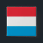 ルクセンブルク国旗 缶バッジ<br><div class="desc">カスタマイズ可能なWorld Flag製品 – お感じ客様の文字を無料で追加する。</div>