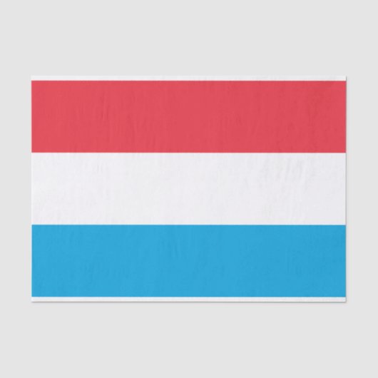 ルクセンブルク国旗 薄葉紙 (正面)