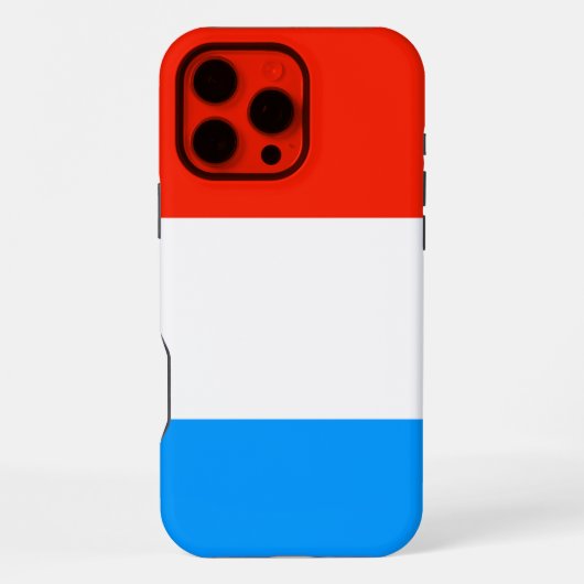 ルクセンブルク国旗 iPhoneケース (裏面)
