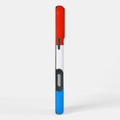 ルクセンブルク国旗 iPhoneケース (右側面)