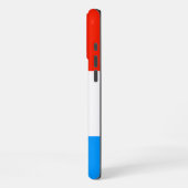 ルクセンブルク国旗 iPhoneケース (左側面)