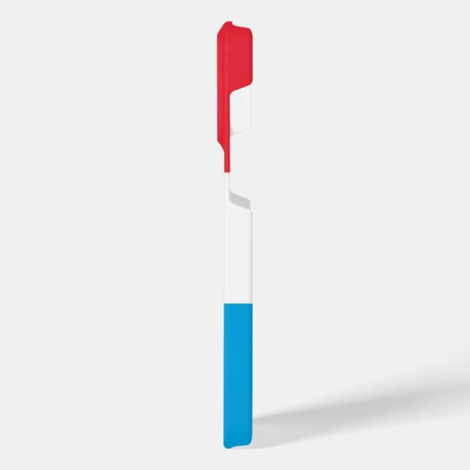 ルクセンブルク国旗 iPhoneケース (左側面)