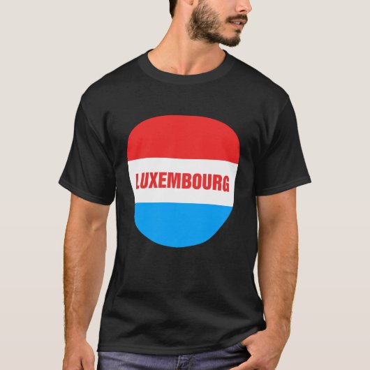 ルクセンブルク国旗 Tシャツ (正面)