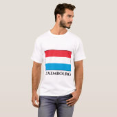 ルクセンブルク国旗 Tシャツ (正面フル)