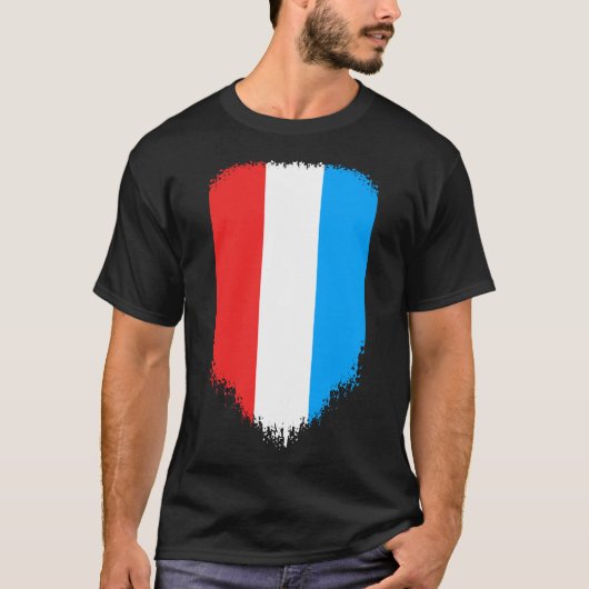 ルクセンブルク国旗 Tシャツ (正面)