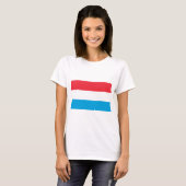 ルクセンブルク国旗 Tシャツ (正面フル)