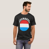 ルクセンブルク国旗 Tシャツ (正面フル)