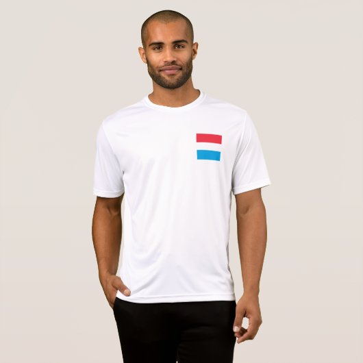 ルクセンブルク国旗 Tシャツ (正面フル)