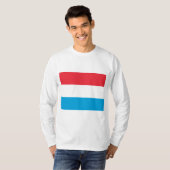 ルクセンブルク国旗 Tシャツ (正面フル)