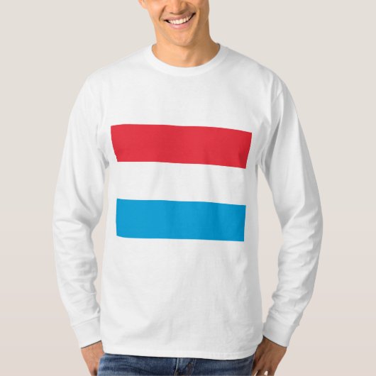 ルクセンブルク国旗 Tシャツ (正面)