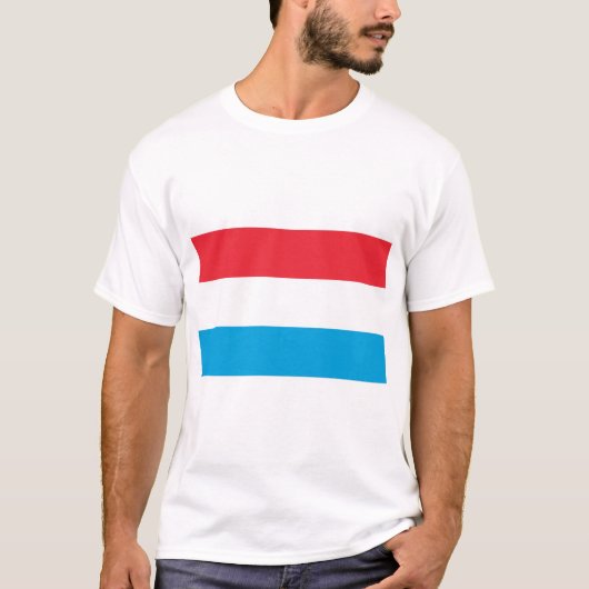 ルクセンブルク国旗 Tシャツ (正面)