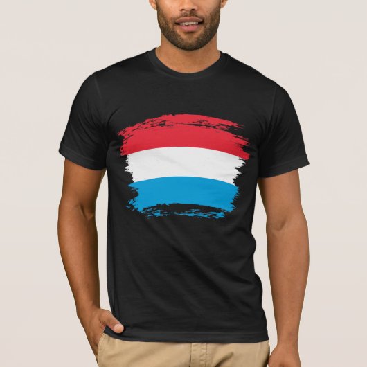 ルクセンブルク国旗 Tシャツ (正面)