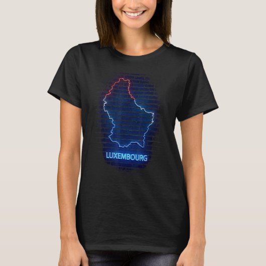 ルクセンブルク国旗 Tシャツ (正面)