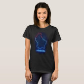 ルクセンブルク国旗 Tシャツ (正面フル)