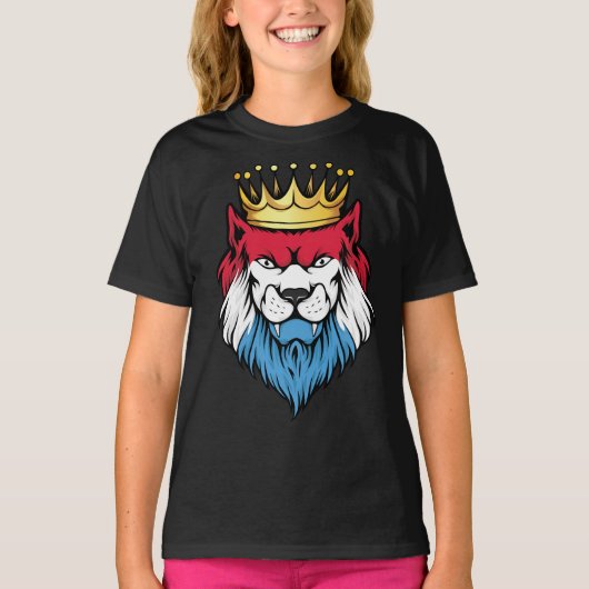 ルクセンブルク国旗 Tシャツ (正面)