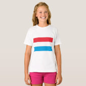 ルクセンブルク国旗 Tシャツ (正面フル)